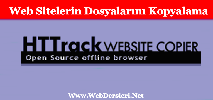 Web Sitelerin Dosyalarını Kopyalama