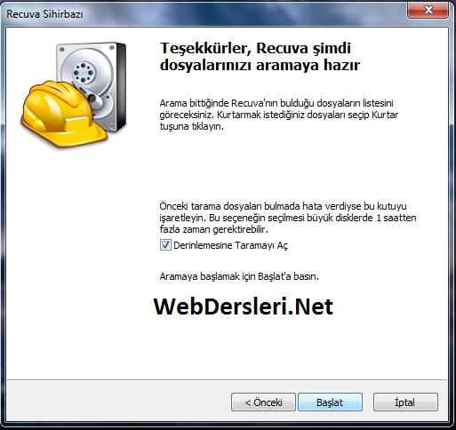 Silinen Dosyaları Kurtarma